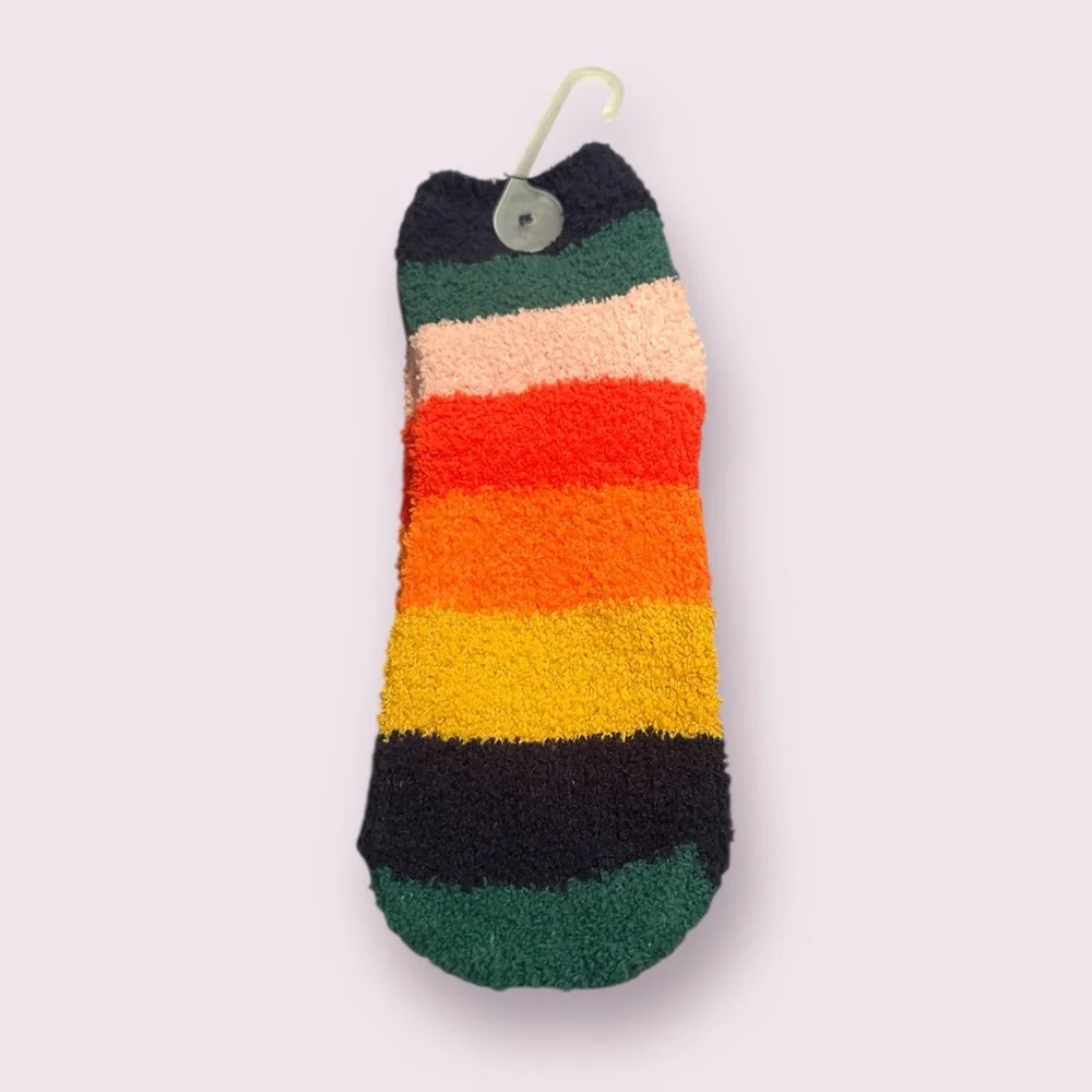 Old Navy Colorful Striped Socks Rainbow Kids Unisex One Size
